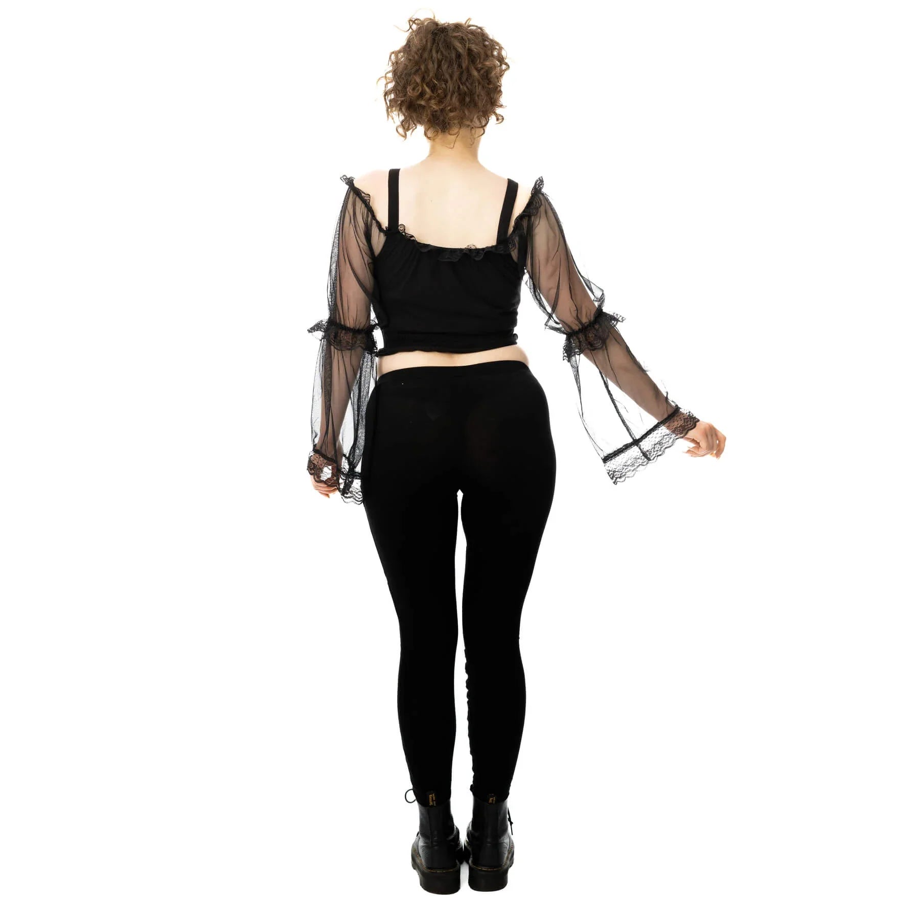 Poizen Industries Shadowfang Top Black - DevilGothic DevilGothic