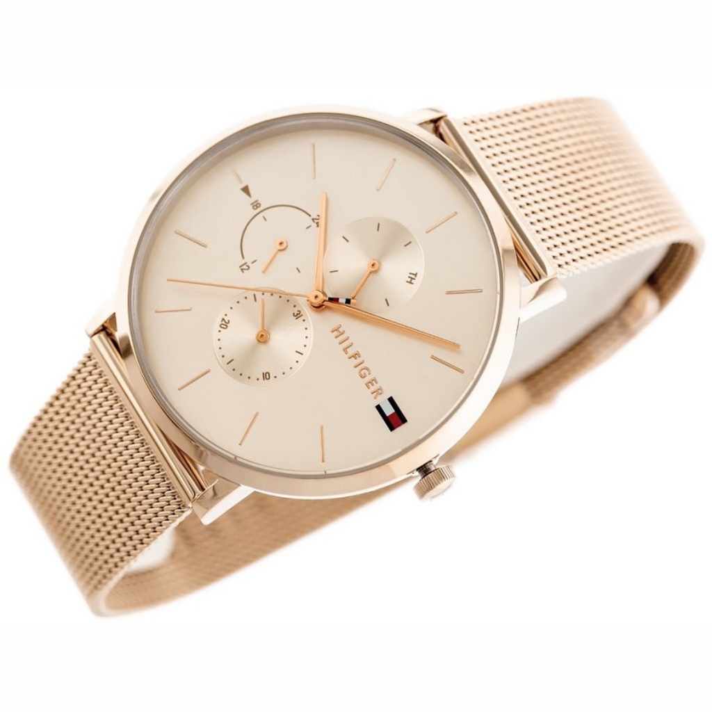 Tommy Hilfiger 1781944 Jenna Women's Rose Gold Mesh Watch