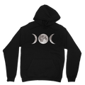 Triple Goddess Classic Hoodie | Super Soft Ethically Made Lunar Print - DevilGothic DevilGothic