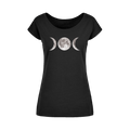 Triple Goddess Wide Neck Women’s T‑Shirt | 100% Cotton Tee - DevilGothic DevilGothic