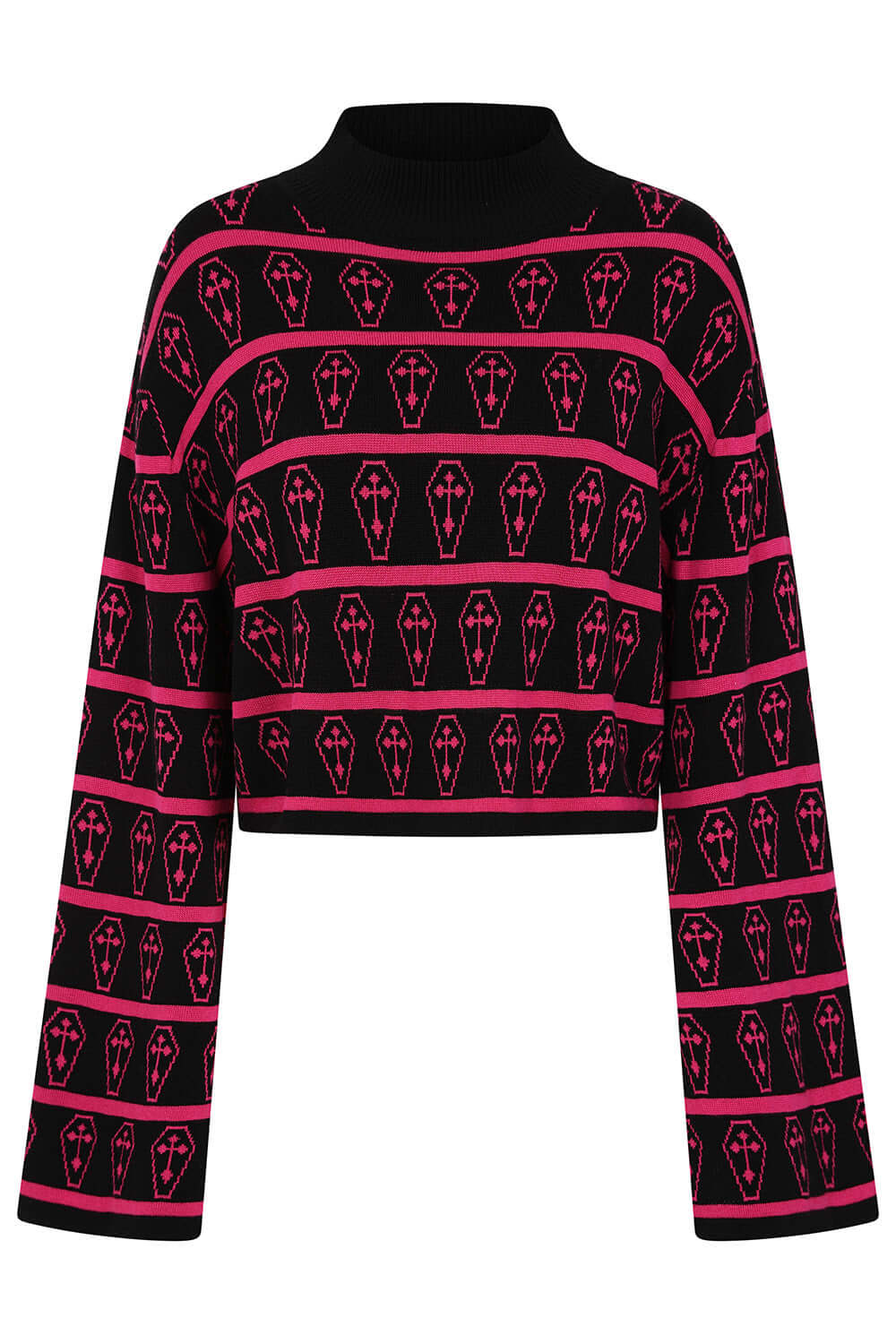 Banned Apparel Coffin Knit Jumper - DevilGothic DevilGothic