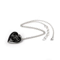 Alchemy Gothic Witch Heart Reversible Pendant Necklace - DevilGothic DevilGothic